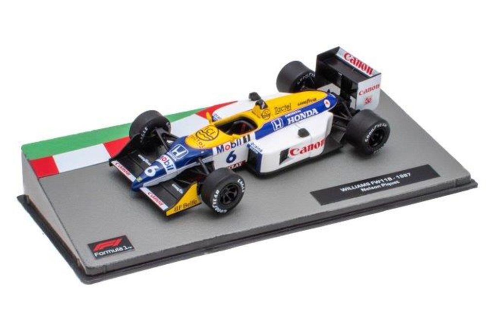 WILLIAMS FW11B #6 "CANON WILLIAMS HONDA TEAM" NELSON PIQUET ЧЕМПИОН МИРА 1987