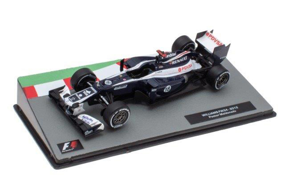 WILLIAMS FW34 #18 "WILLIAMS F1 TEAM" PASTOR MALDONADO 2012