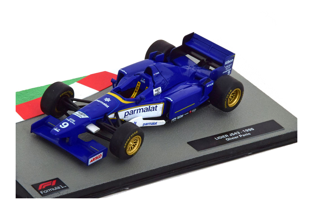 LIGIERS MUGEN HONDA JS43 #9 LIGIERS PARMALAT TEAM OLIVIER PANIS 1996