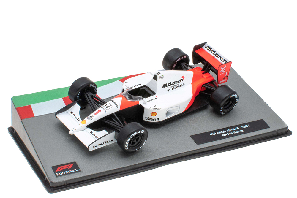 MCLAREN HONDA MP4/6 #1 "MCLAREN HONDA MARLBORO TEAM" AYRTON SENNA ЧЕМПИОН МИРА 1991