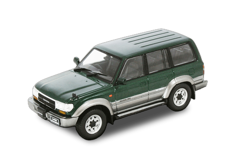 TOYOTA LAND CRUISER 80 (LC80) 4Х4 JAPAN 1992 ТЕМНО-ЗЕЛЕНЫЙ МЕТАЛЛИК С СЕРЕБРИСТЫМ