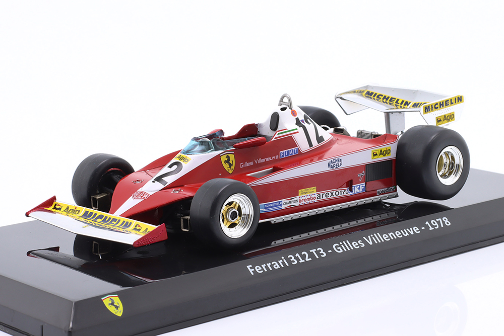 FERRARI 312T3 #12 FORMULA 1 1978 GILLES VILLENEUVE / ФЕРРАРИ 312T3 ФОРМУЛА-1 ЖИЛЬ ВИЛЬНЕВ
