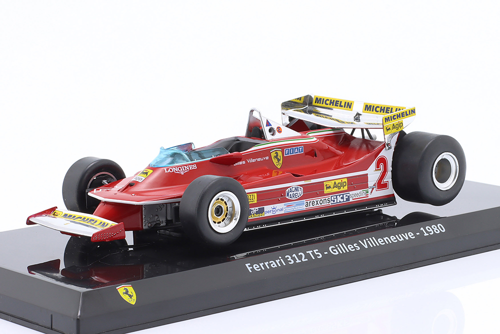 FERRARI 312T5 #2 FORMULA 1 1980 GILLES VILLENEUVE / ФЕРРАРИ 312T5 ФОРМУЛА-1 ЖИЛЬ ВИЛЬНЕВ