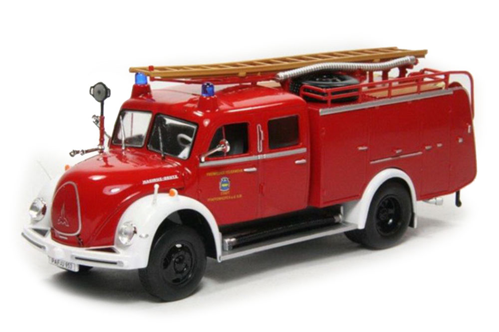 MAGIRUS-DEUTZ MERCUR TLF 15 1954 RED/WHITE / МАГИРУС-ДОЙЦ МЕРКУР TLF 15 1954 КРАСНО-БЕЛЫЙ