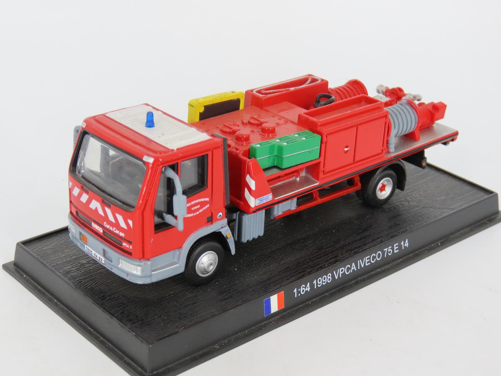 IVECO 75 E 14 VPCA 1998, RED (ДЛИНА МОДЕЛИ 6-10 СМ)
