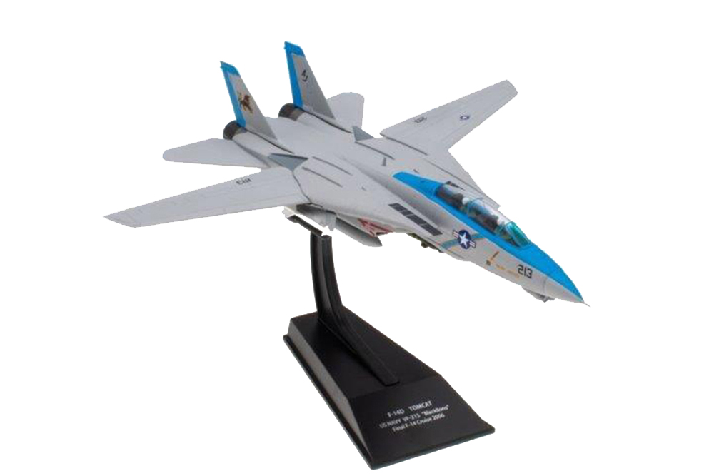GRUMMAN F-14D TOMCAT US NAVY VF-213 BLACKLIONS 2006 (МОДЕЛЬ 215Г 16,5X25X6,25СМ) / GRUMMAN F-14D TOMCAT ВМС США VF-213 BLACKLIONS 2006 (МОДЕЛЬ 215Г 16,5X25X6,25СМ)