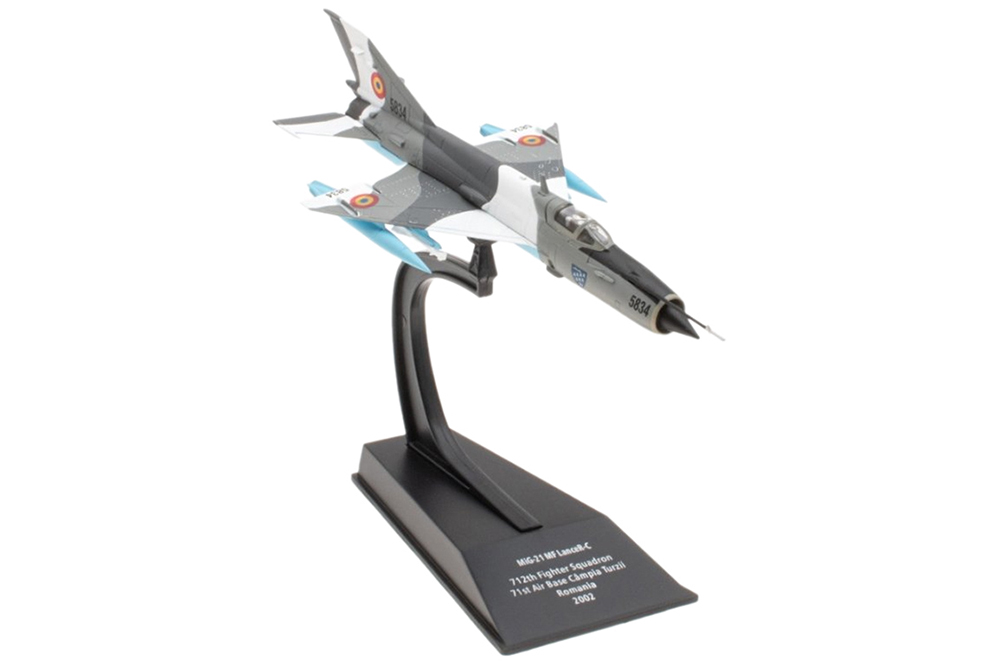 МИКОЯН-ГУРЕВИЧ-21МФ "LANCER C" 712 FIGHTER SQUADRON ВВС РУМЫНИИ 2002 (МОДЕЛЬ 145Г 16,5X25X6СМ)