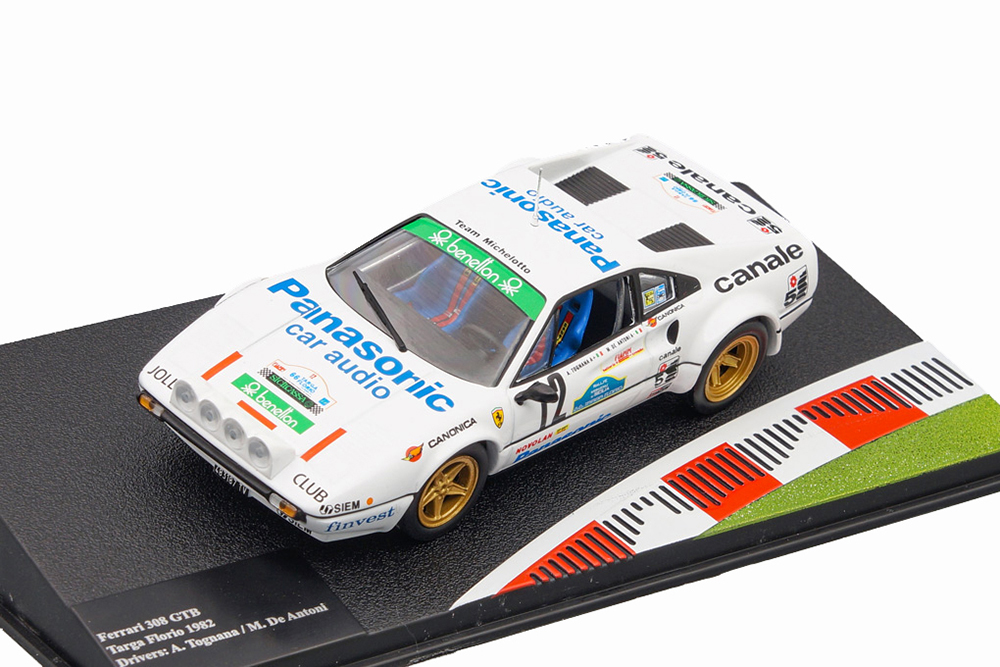 FERRARI 308GTB 1975 WHITE FERRARI RACING COLLECTION #5 / FERRARI 308GTB 1975 БЕЛАЯ ГОНОЧНАЯ КОЛЛЕКЦИЯ FERRARI #5