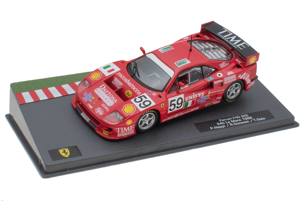 FERRARI F40 GTE #59 NAPPI/DONOVAN/OOTA LE MANS 1996