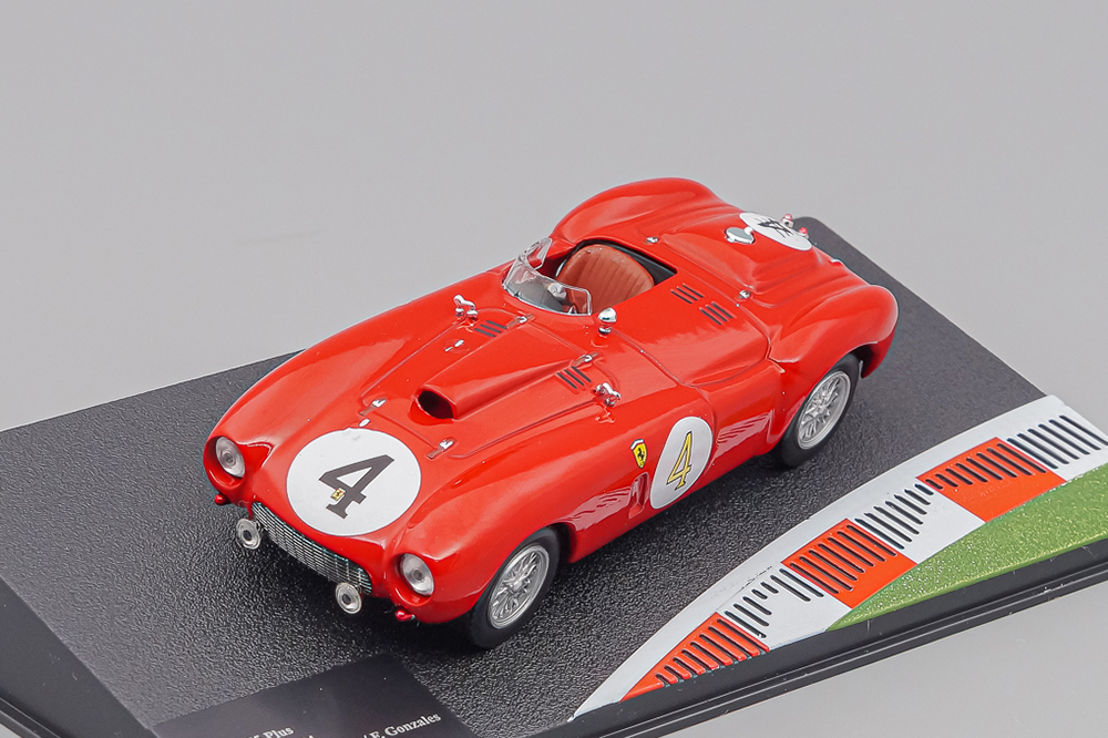 FERRARI 375 PLUS 24H LE MANS DRIVERS: M.TRINTIGNANT / F.GONZALES #4 1954, RED