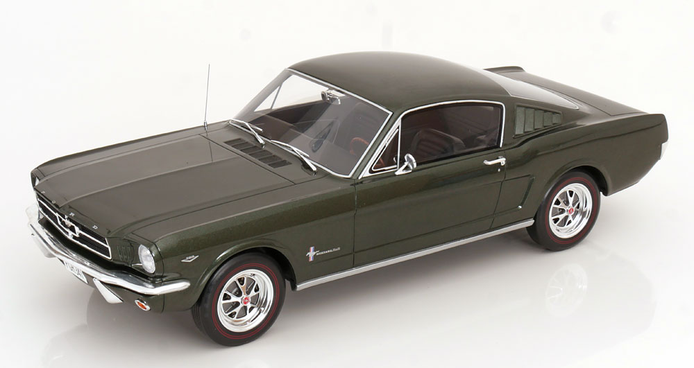 FORD MUSTANG FASBACK 1965 DARK GREEN-METALLIC
