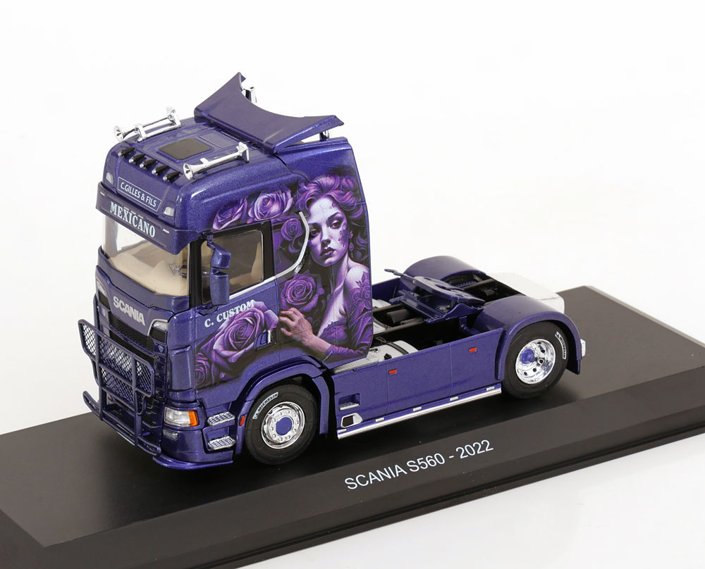 SCANIA S560 SATTELZUGMASCHINE 2022 LILA METALLIC