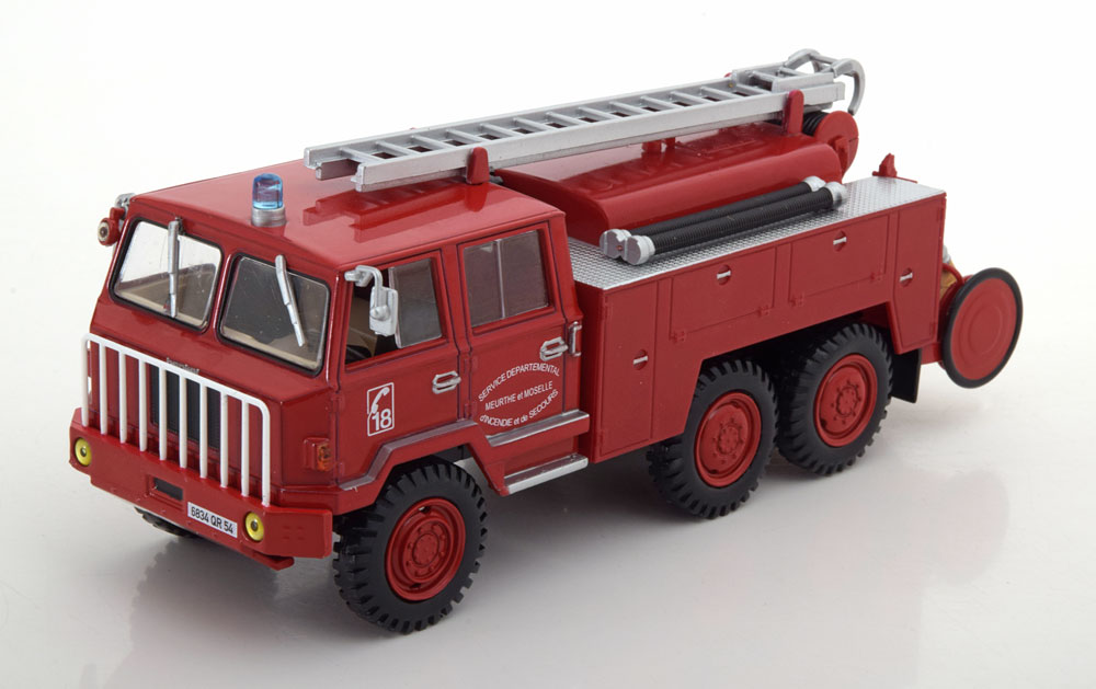 BERLIET FF 6X6 FPT HR FIRE ENGINE FRANCE RED