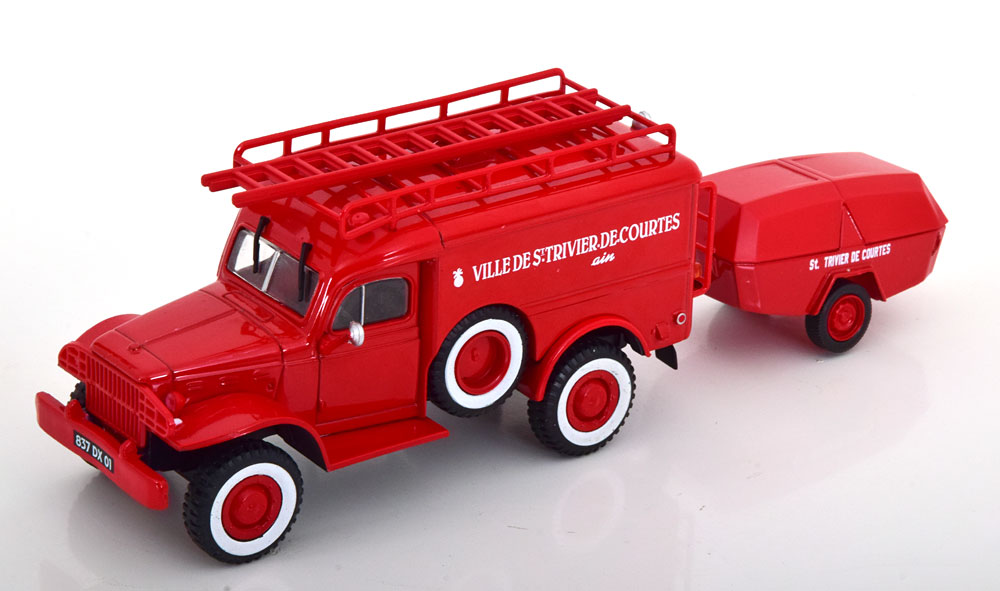 DODGE WC54 FEUERWEHR WITH TRAILER 1949