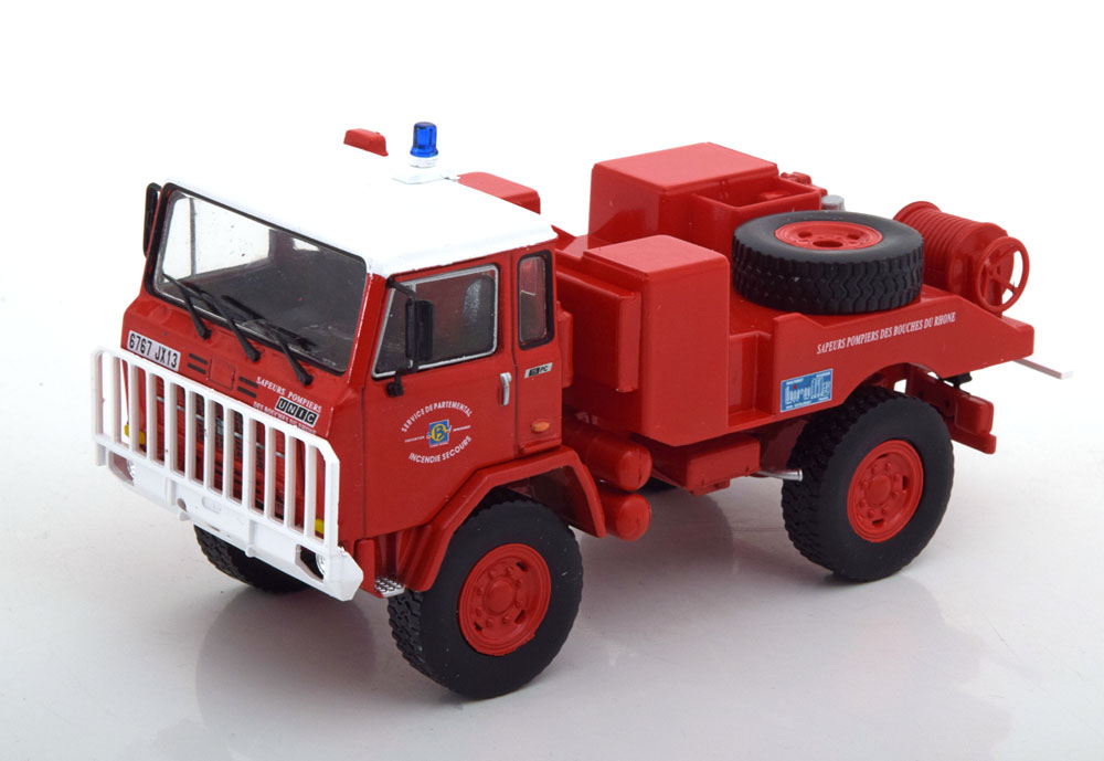 IVECO UNIC 75PC FIRE ENGINE FRANCE RED WHITE