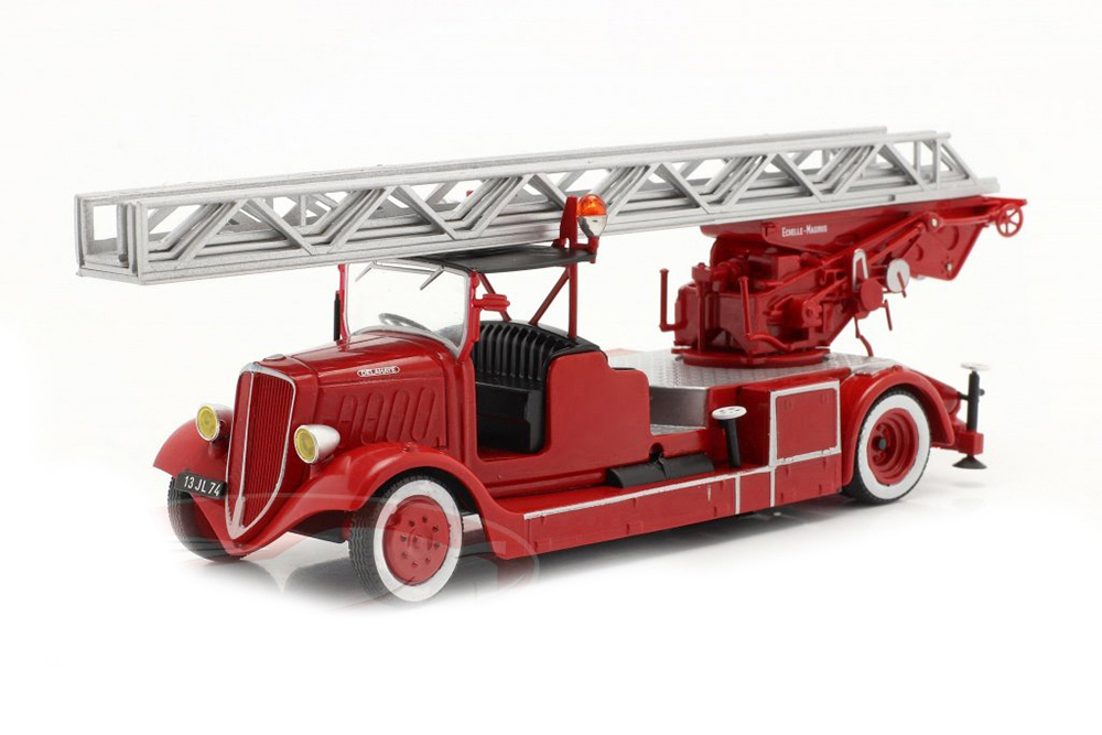DELAHAYE TYPE 103 FIRE DEPARTMENT WITH TURNTABLE LADDER RED