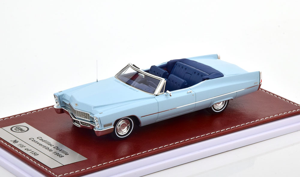 CADILLAC DEVILLE CONVERTIBLE 1968 LIGHTBLUE