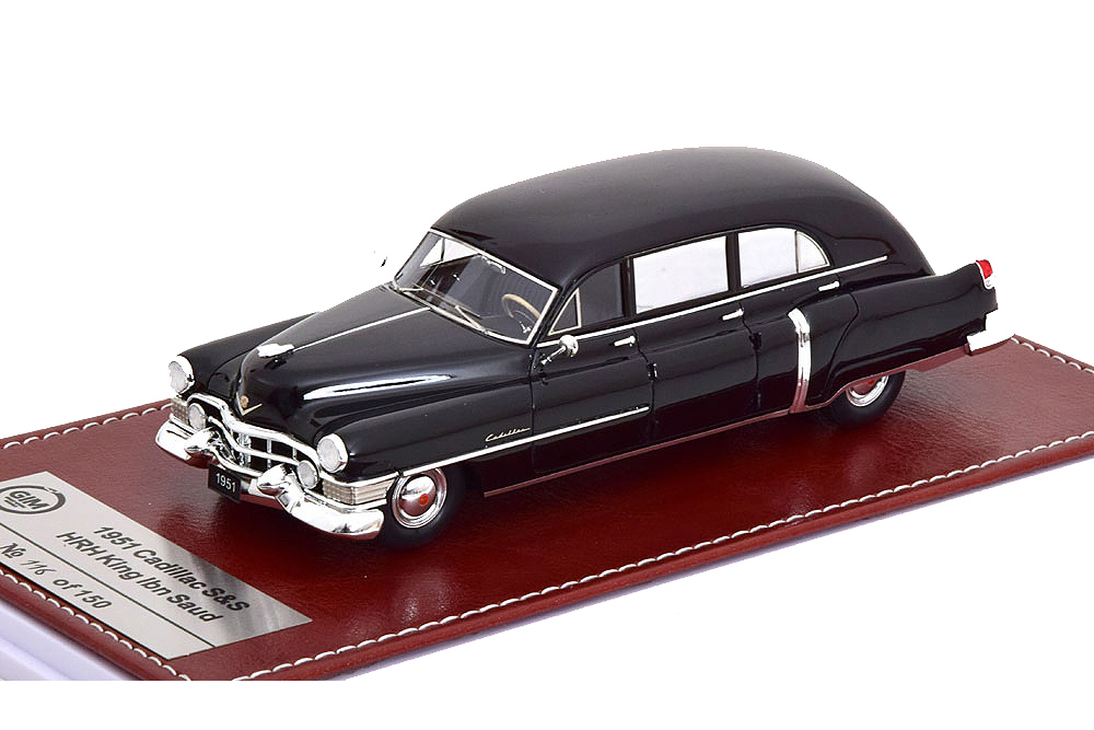 CADILLAC S&S LIMOUSINE KING LBN SAUD 1951 BLACK / КАДИЛЛАК S&S ПЕРВОГО КОРОЛЯ САУДОВСКОЙ АРАВИИ