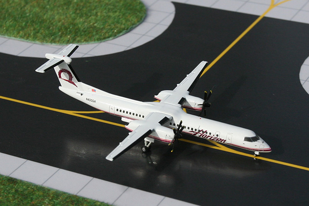 PLANE BOMBARDIER DHC-8Q-402 HORIZON AIR N400QX (ДЛИНА 8,21 СМ)