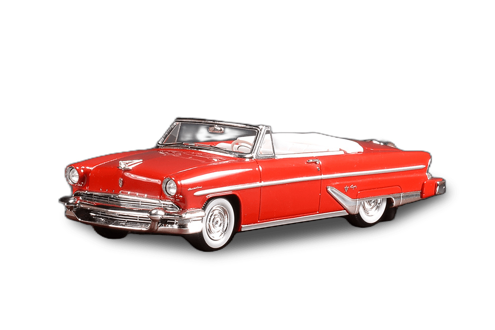 LINCOLN CAPRI CONVERTIBLE (ОТКРЫТЫЙ) 1955 RED / ЛИНКОЛЬН КАПРИ КРАСНЫЙ