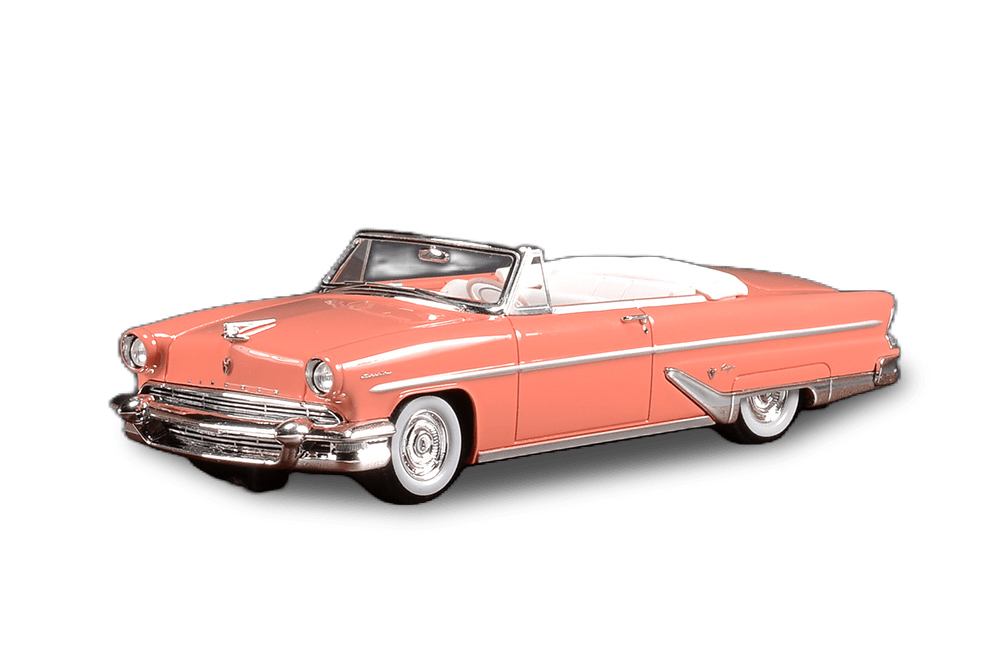 LINCOLN CAPRI CONVERTIBLE (ОТКРЫТЫЙ) 1955 CASHMERE CORAL / ЛИНКОЛЬН КАПРИ КОРАЛЛОВЫЙ