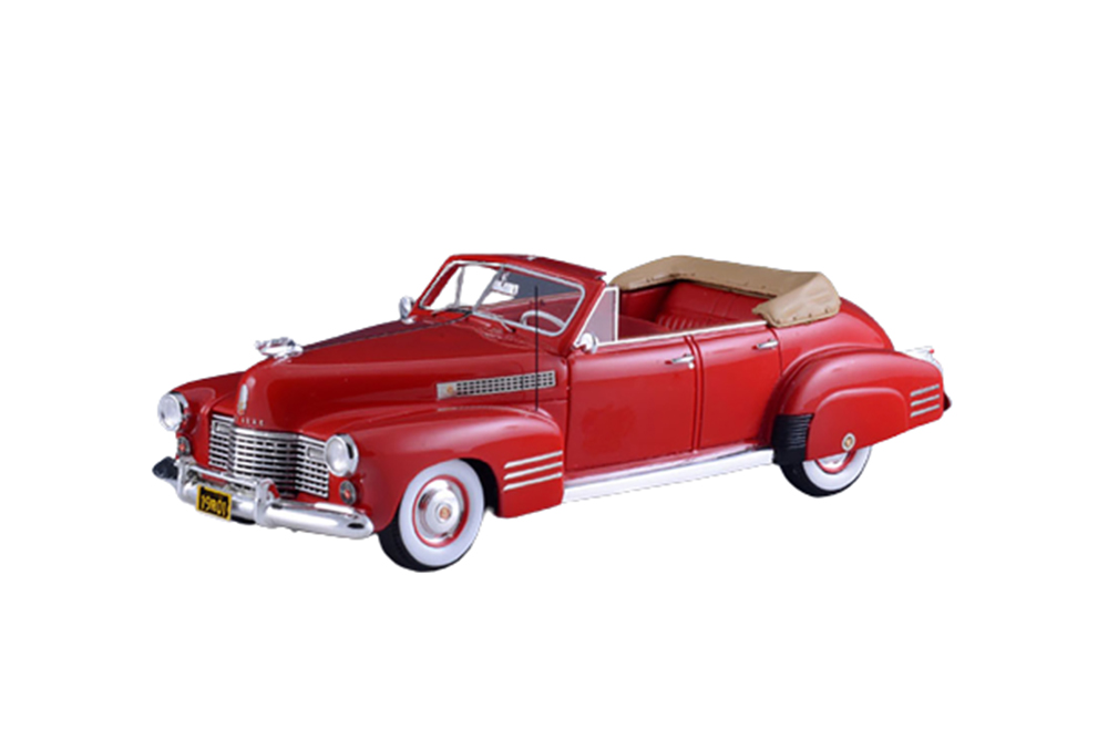 CADILLAC SERIES 62 SEDAN CONVERTIBLE (OPEN) 1941 RED