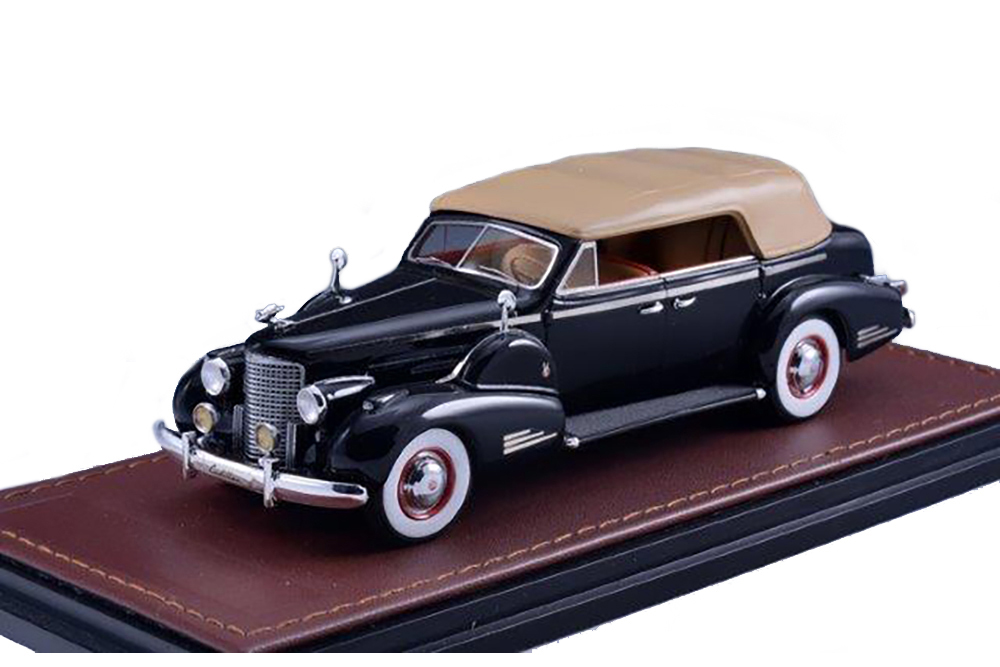 CADILLAC V16 SERIES 90 FLEETWOOD SEDAN CONVERTIBLE (ЗАКРЫТЫЙ) 1938 BLACK