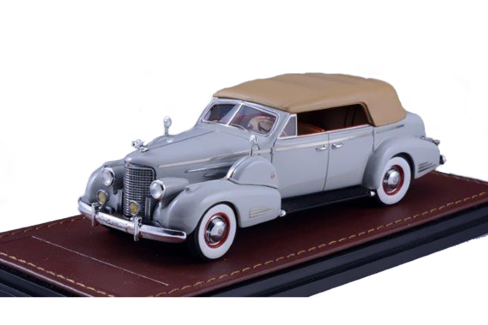 CADILLAC V16 SERIES 90 FLEETWOOD SEDAN CONVERTIBLE (CLOSED) 1938 GREY