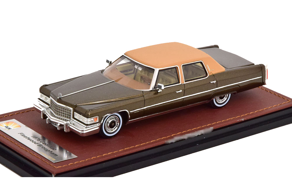 CADILLAC FLEETWOOD BROUGHAM 1976 GREEN METALLIC/LIGHT BROWN (LIMITED EDITION 199 PCS) / КАДИЛЛАК ФЛИТВУД БРУГХАМ