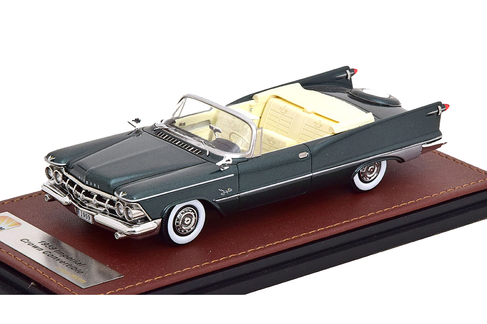 CHRYSLER IMPERIAL CROWN CONVERTIBLE (ОТКРЫТЫЙ) 1959 SHERWOOD GREEN METALLIC / CHRYSLER ИМПЕРИАЛ КОРОНА КАБРИОЛЕТ (ОТКРЫТЫЙ) 1959 SHERWOOD ЗЕЛЕНЫЙ МЕТАЛЛИК