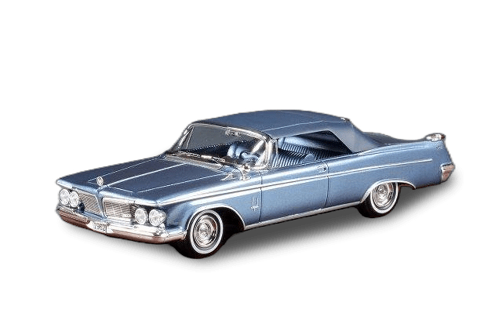 CHRYSLER IMPERIAL CROWN CONVERTIBLE (ЗАКРЫТЫЙ) 1962 SAPPHIRE BLUE METALLIC