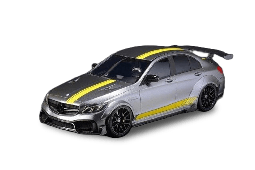 MERCEDES-BENZ C63S AMG DARWINPRO WIDEBODY 2019 MATTE MOUNTAIN GREY