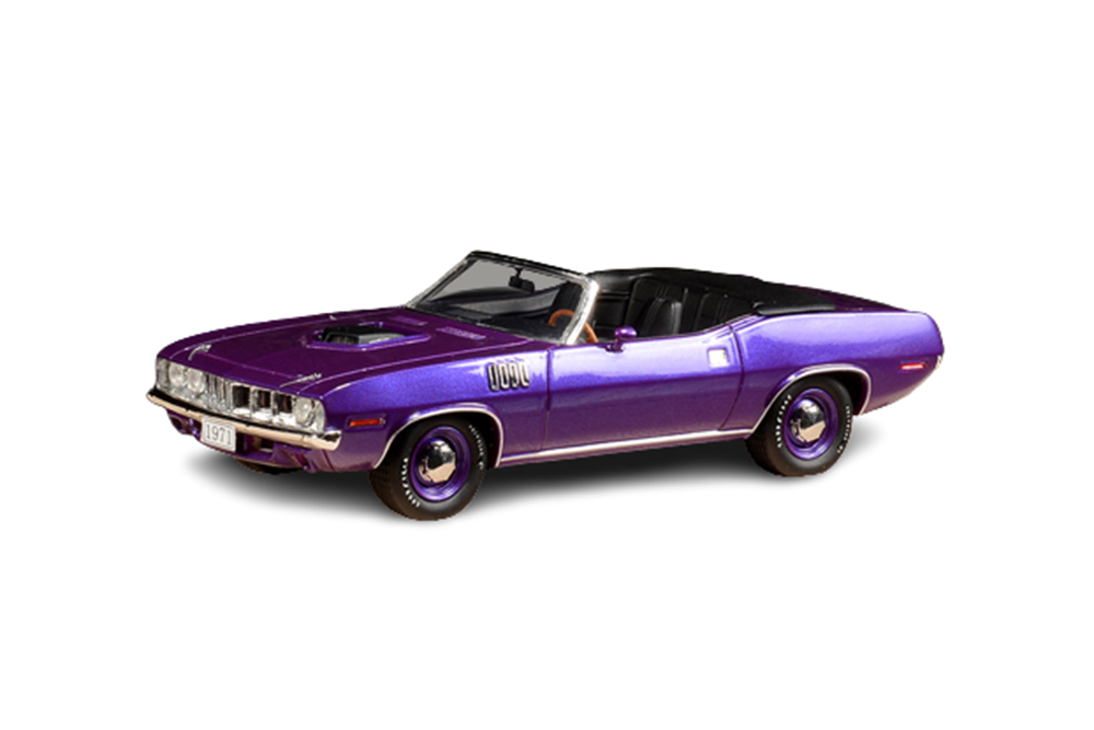 PLYMOUTH HEMI CUDA CONVERTIBLE (ОТКРЫТЫЙ) 1971 VIOLET METALLIC