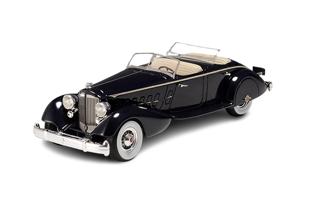 PACKARD TWELVE MODEL 1108 LeBARON SPORT PHAETON DARK BLUE / ПАККАРД ДВЕНАДЦАТЬ МОДЕЛЬ 1108 ЛЕБАРОН СПОРТ ФАЭТОН ТЕМНО-СИНИЙ