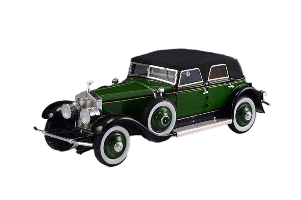 ROLLS-ROYCE SPRINGFIELD PHANTOM I MARLENE DIETRICH HIBBARD & DARRIN CABRIOLET (ЗАКРЫТЫЙ) 1930 GREEN