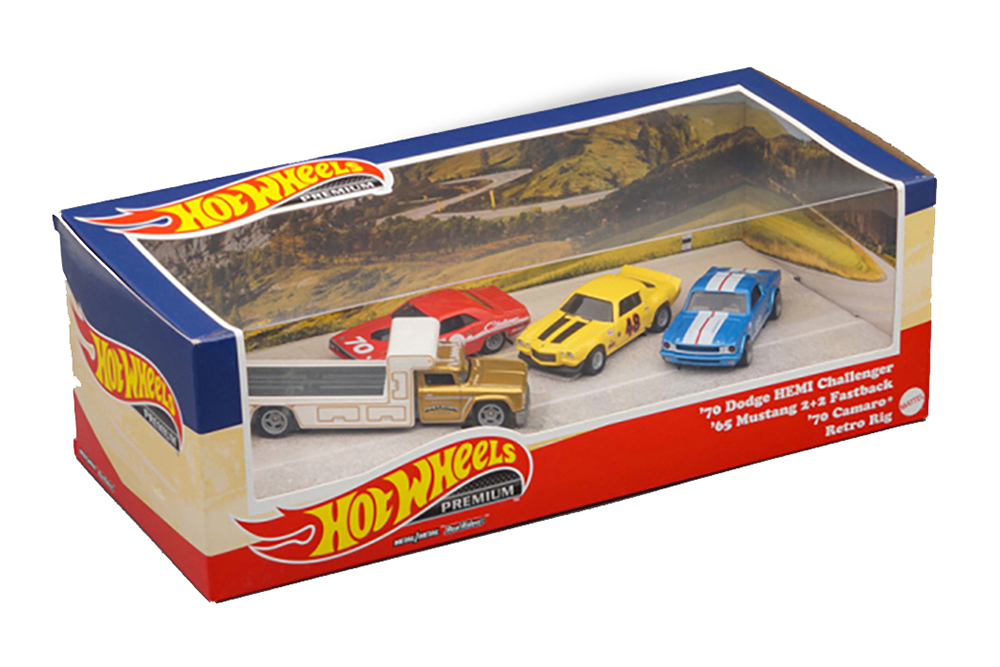 НАБОР BP 4-Х МОДЕЛЕЙ DODGE CHALLENGER/FORD MUSTANG/CHEVROLET CAMARO (ДЛИНА МОДЕЛИ 6-10 СМ)