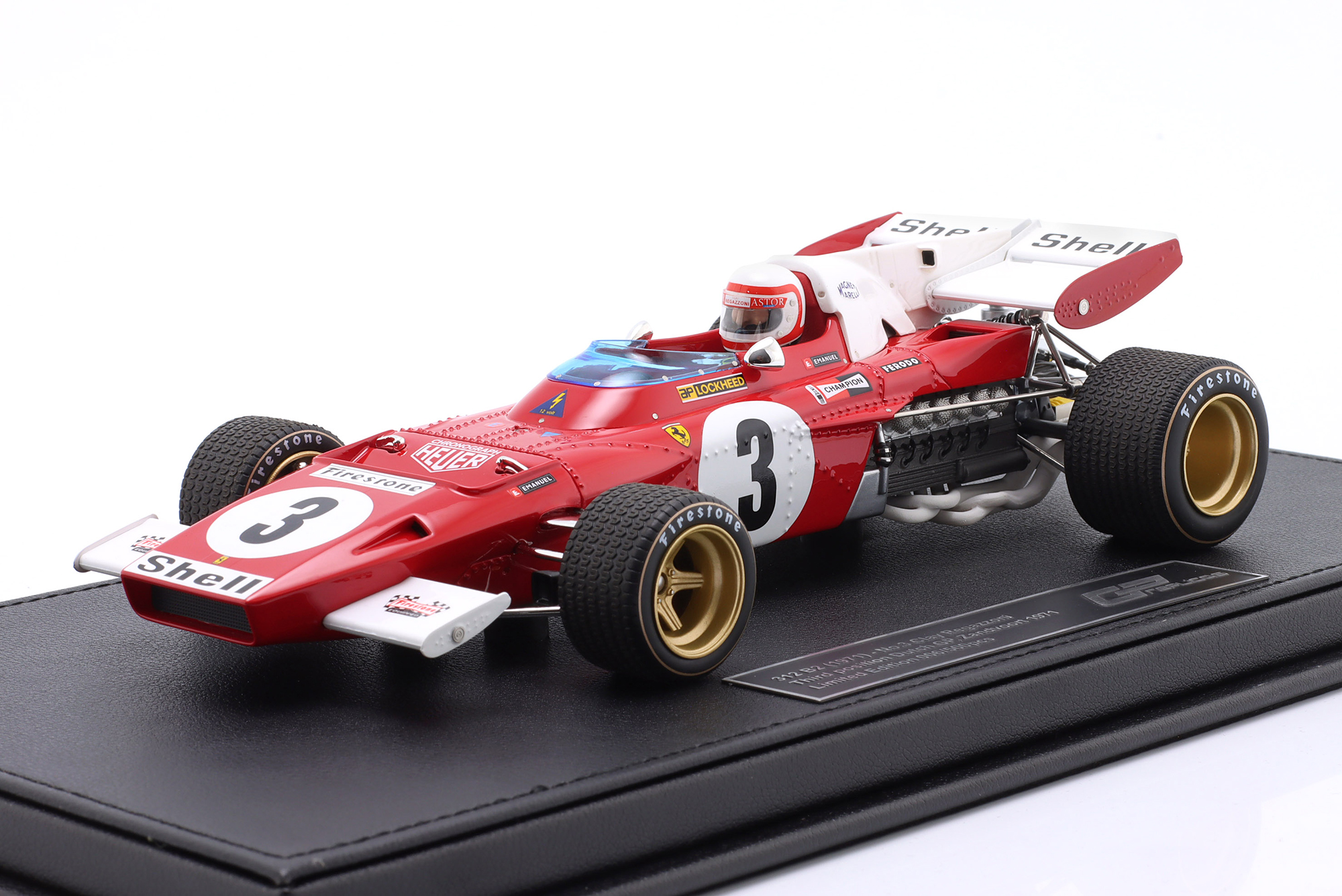 FERRARI 312B2 #3 3RD DUTCH GP FORMULA 1 1971 CLAY REGAZZONI / ФЕРРАРИ 312B2 3RD ДУТЧ ГРАН-ПРИ ФОРМУЛА-1 КЛАЙ РЕГАЗЗОНИ