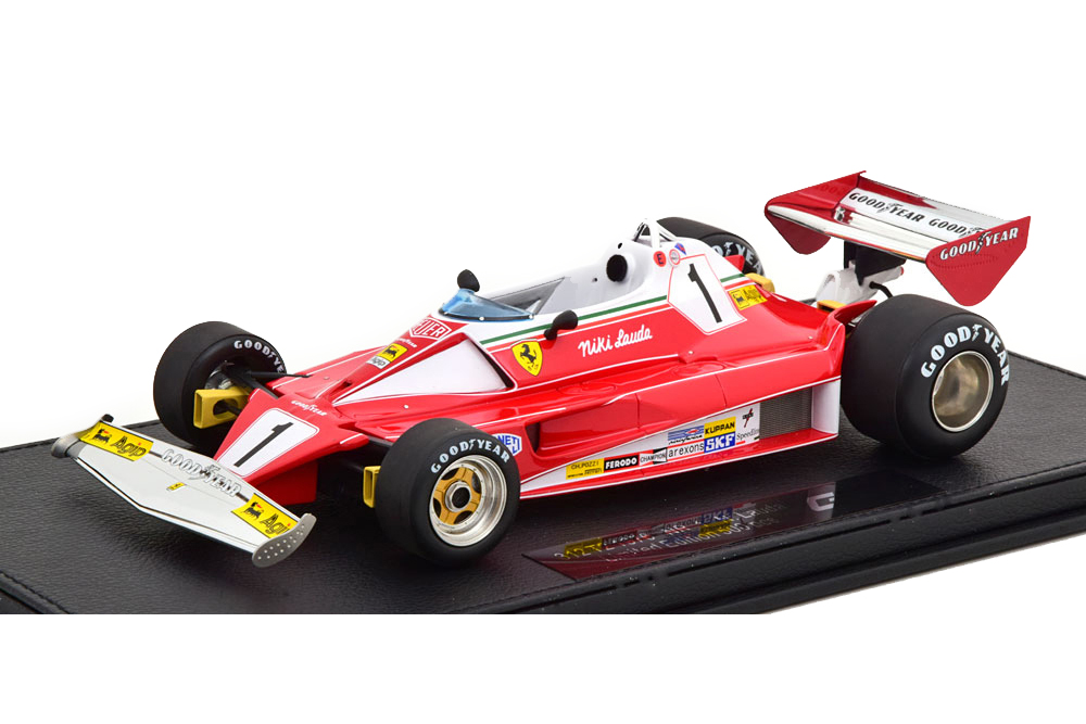FERRARI 312 T2 MIT VITRINE 1976 LAUDA LIMITED EDITION 500 PCS.