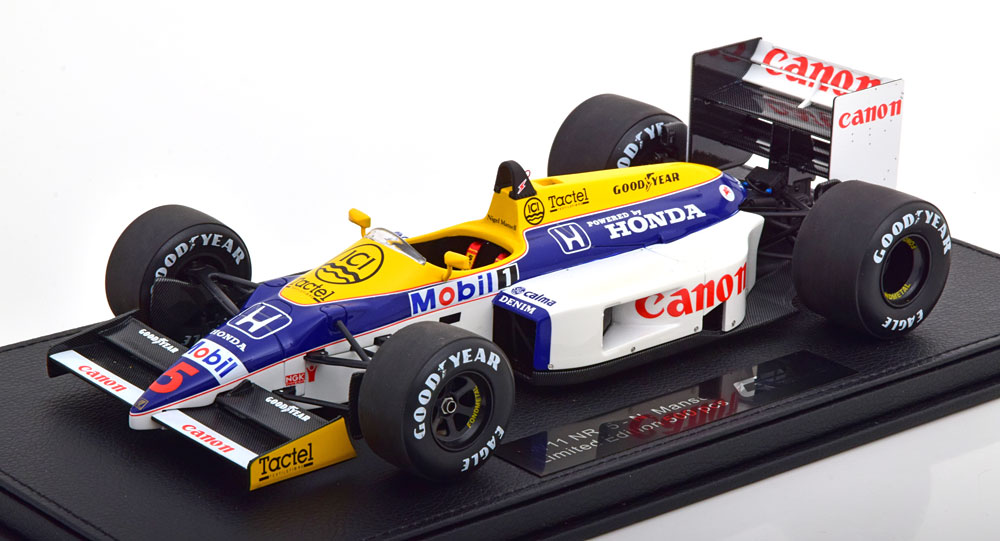 WILLIAMS FW11 DRIVER: MANSELL 1986