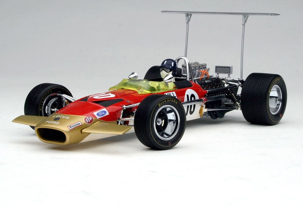 LOTUS 49B G.HILL 2nd US GP 1968 WORLD CHAMPION #10 / ЛОТУС