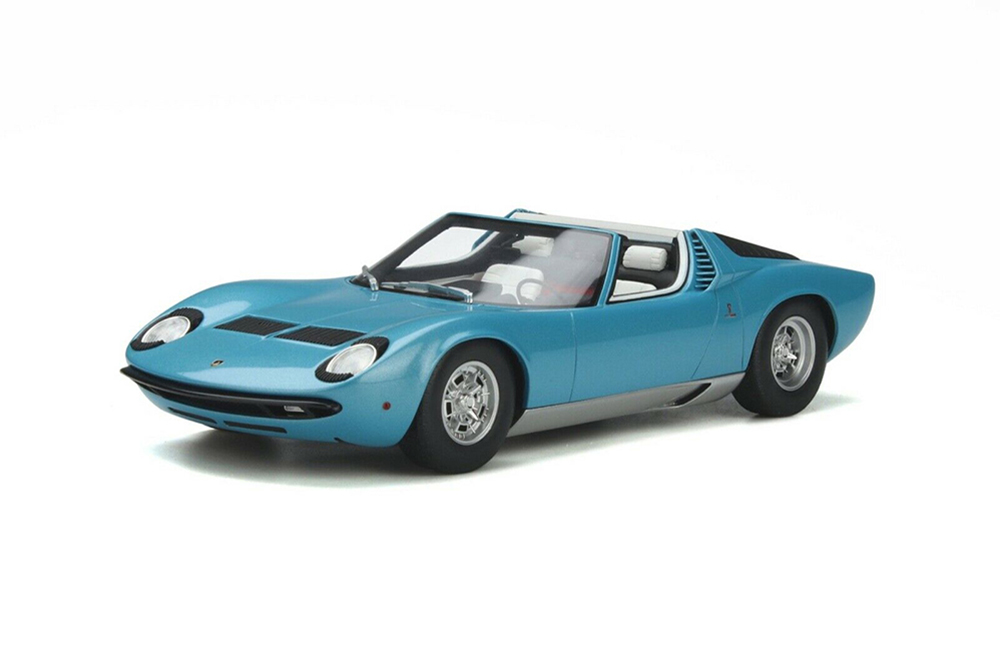 LAMBORGHINI MIURA P400 ROADSTER 1968 AZZURO CIELO