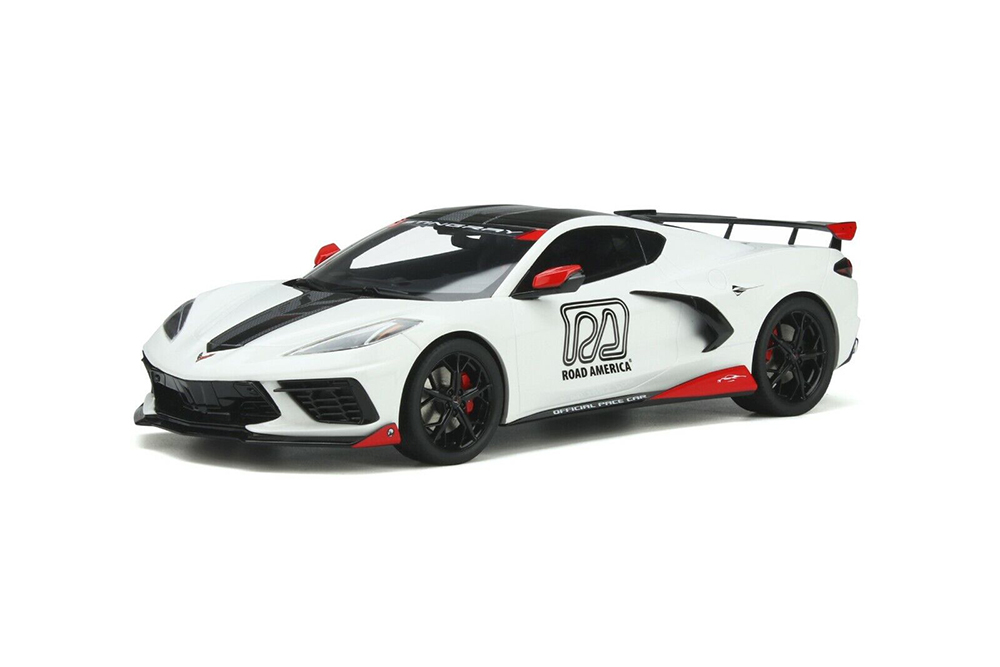 CHEVROLET CORVETTE C8 PACE CAR 2020 БЕЛЫЙ