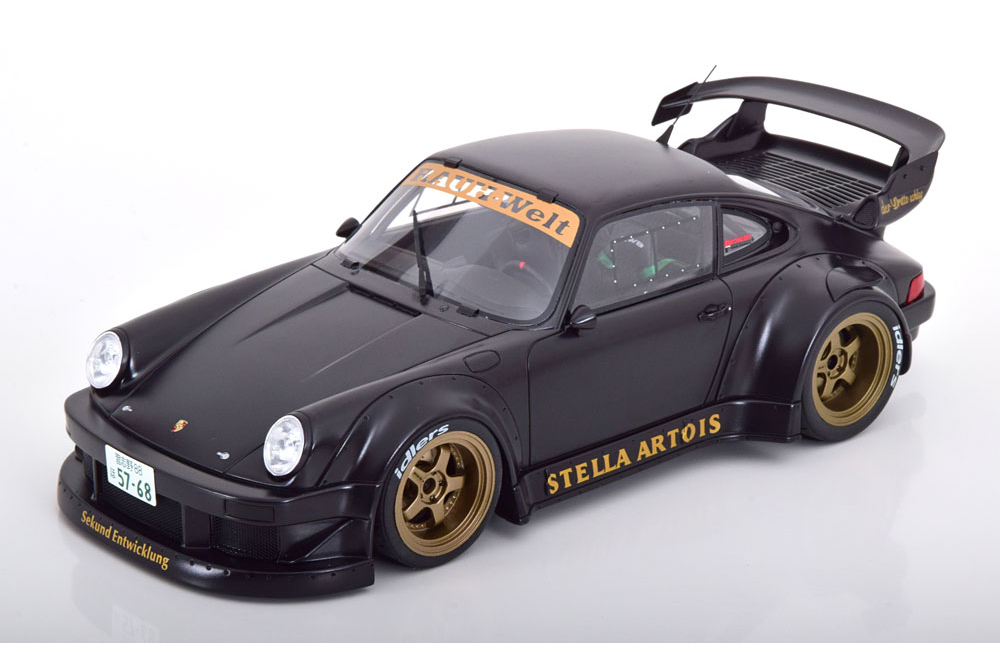 PORSCHE 930 RWB BODYKIT STELLA ARTOIS 2008 MATT-BLACK