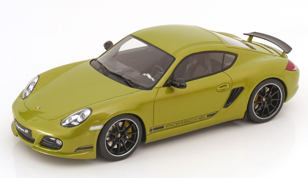 PORSCHE CAYMAN R 2012 LIGHTGREEN-METALLIC