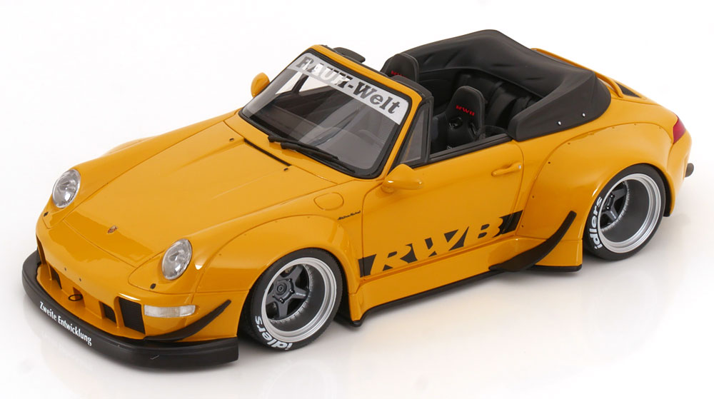 PORSCHE 911 (964) CARRERA 4 RWB BODYKIT NOHRA 2023 YELLOW