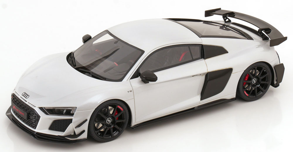 AUDI R8 V10 GT RWD 2018 WHITE METALLIC