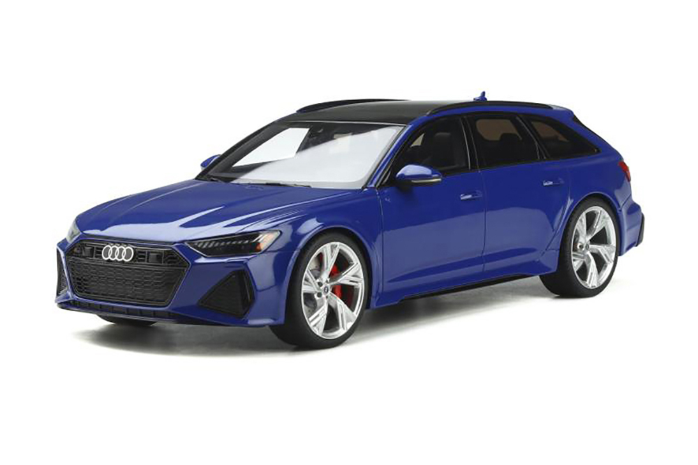 AUDI RS6 AVANT (C8) TRIBUTE EDITION 2020 NOGARO BLUE / АУДИ RS6 AVANT (C8) ТРИБЬЮТ ИЗДАНИЕ 2020 НОГАРО СИНИЙ
