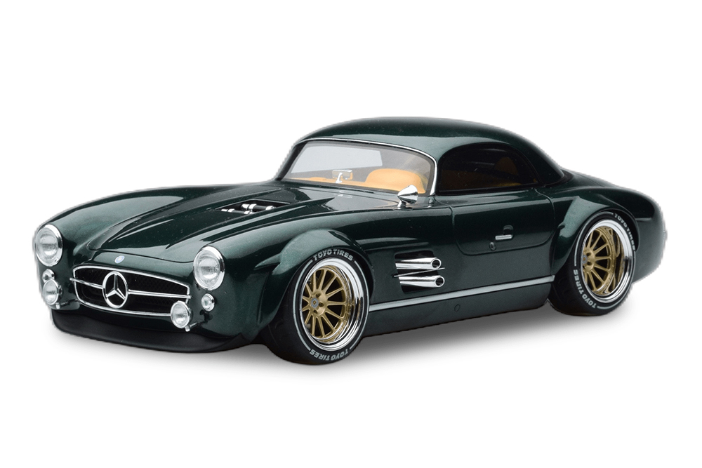MERCEDES 300 SL SPEEDSTER HARD TOP BY S-KLUB GREEN / МЕРСЕДЕС 300СЛ ЗЕЛЕНЫЙ