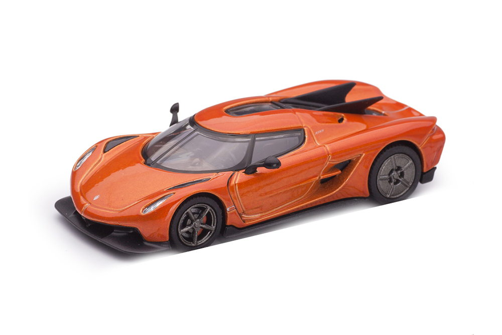 KOENIGSEGG JESKO ABSOLUT ОРАНЖЕВЫЙ (ДЛИНА МОДЕЛИ 6-10 СМ)