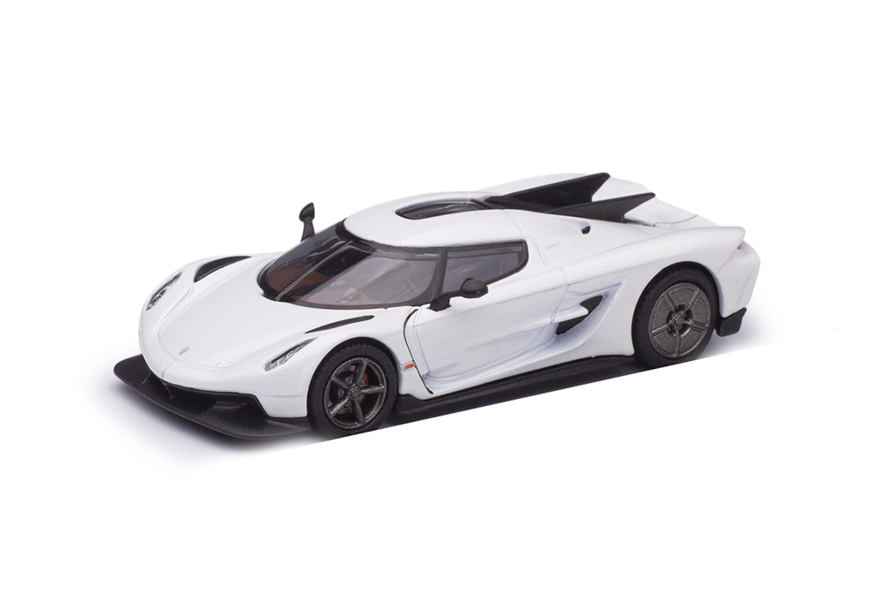 KOENIGSEGG JESKO ABSOLUT БЕЛЫЙ (ДЛИНА МОДЕЛИ 6-10 СМ)